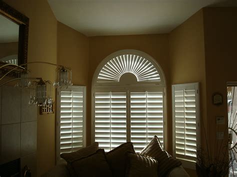 Arched Shutters 3 Blind Mice Window Coverings San Diego Ca