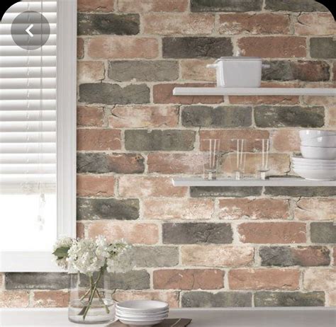 Textured Brick Wallpaper Brick Effect Wallpaper Stone Wallpaper