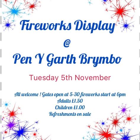 Wrexham Bonfire Night And Firework Displays 2020