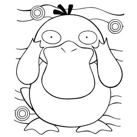 Pokemon Go Coloring Pages Psyduck