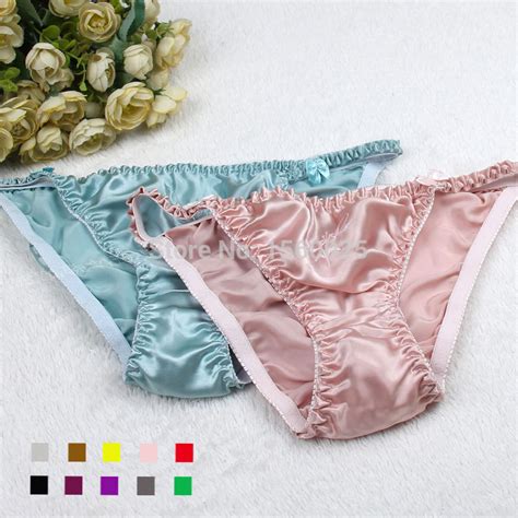 Sexy Pure Silk Panties Women 100 Mulberry Silk Briefs Low Waist