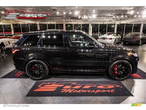 2018 Santorini Black Metallic Land Rover Range Rover Sport Svr