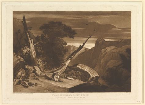 Designed And Etched By Joseph Mallord William Turner From Spensers