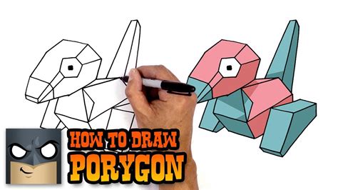 How To Draw Pokemon Porygon Step By Step