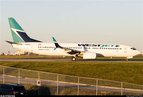 C Gwux Boeing 737 8ct Westjet Airlines Shon Fridman Jetphotos