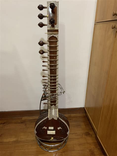 Sitar With Case And Stand Hobbies And Toys Music And Media Musical