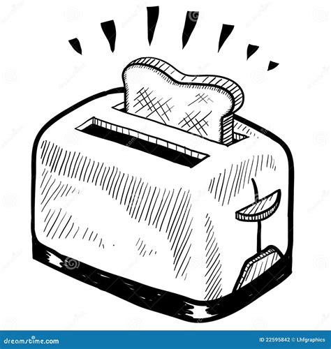 Toaster Vector Illustration Cartoondealer Com