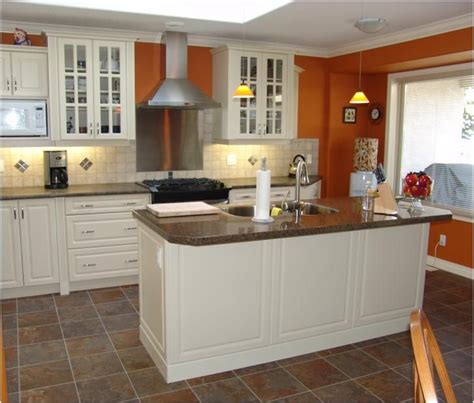 Idea For Kitchen Renos Orange Kitchen Walls Kitchen Renovation