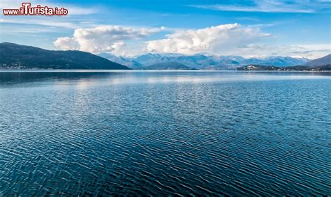 Panorama Del Lago Maggiore Fotografato Da Ispra Foto Ispra
