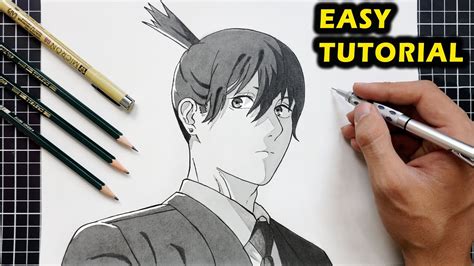 How To Draw Aki Hayakawa Chainsaw Man Easy Drawing Step By Step