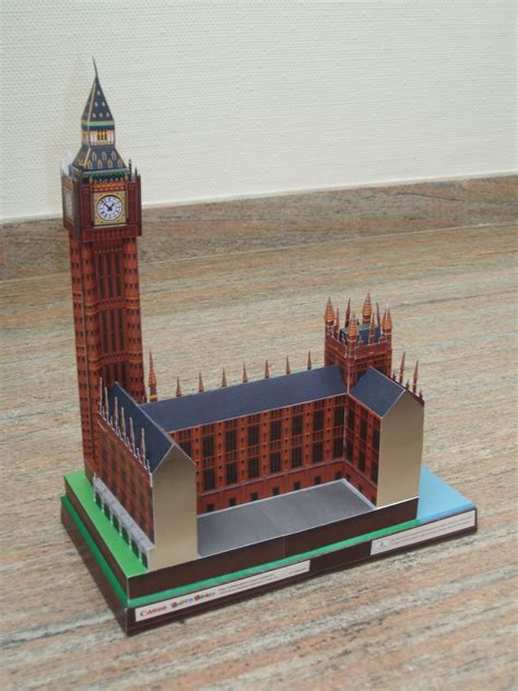 Maqueta 3d Del Big Ben De Londres Manualidades A Raudales