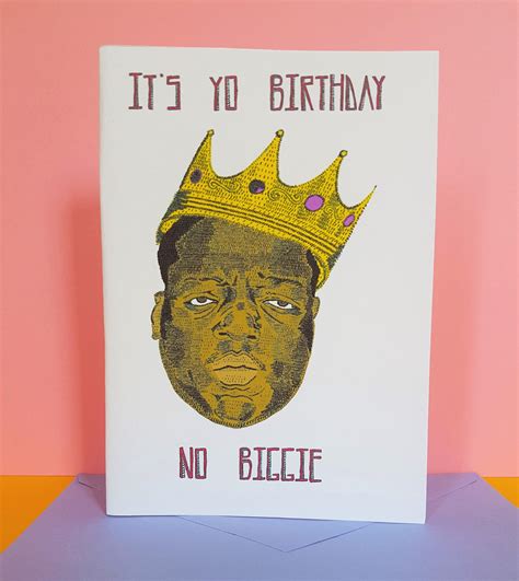 Biggie Smalls Birthdayfathers Card Notorious Big Hip Etsy