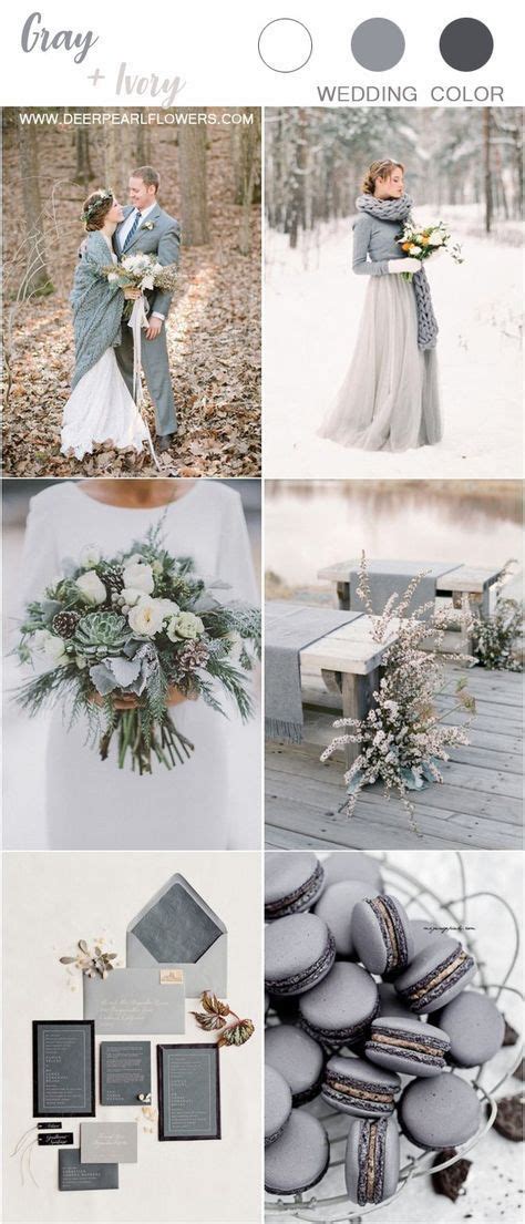 Top 6 Grey Wedding Color Palette Ideas Engagement And Hochzeitskleid