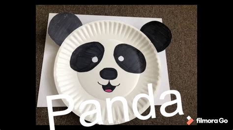 Diy Paper Plate Panda How To Make A Paper Panda Mask With Paper Dish