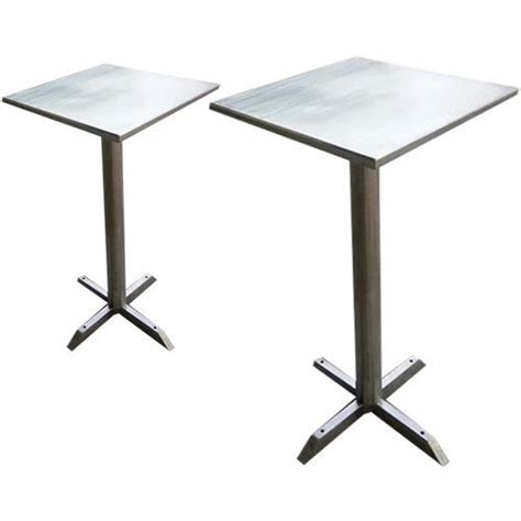 Family dining (24 chair spacing) for rectangular tables: Stainless Steel SS Restaurant Table, Seating Capacity: 4 ...