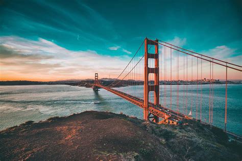 California Photo Of Golden Gate Bridge San Francisco Image Free Photo