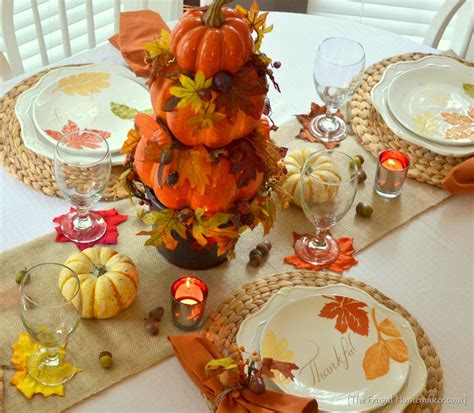Fall Table Featuring Items From The Better Homes And Gardens Line At Wal