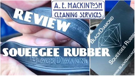 Do you agree with black diamond spas's star rating? Review - Black Diamond Squeegee Rubber - YouTube