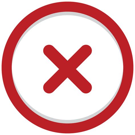 Incorrect Sign Circle 1192257 Png