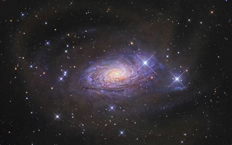 Sparkling Spiral Galaxy Space Wallpaper Space