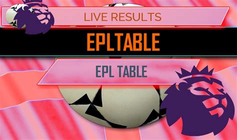 Click on the name of the match, to see the goals scores, lineups, tables and statistics of the match. EPL Table Results 2018: English Premier League EPLTable