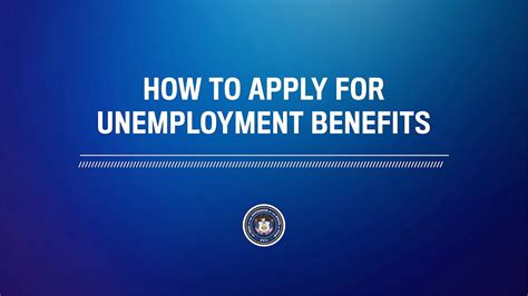 How To Apply For Unemployment Benefits Youtube