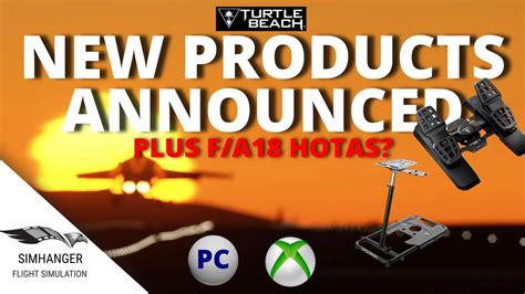 New Rudder Pedals Stand And Hotas Turtle Beach Announce New Product