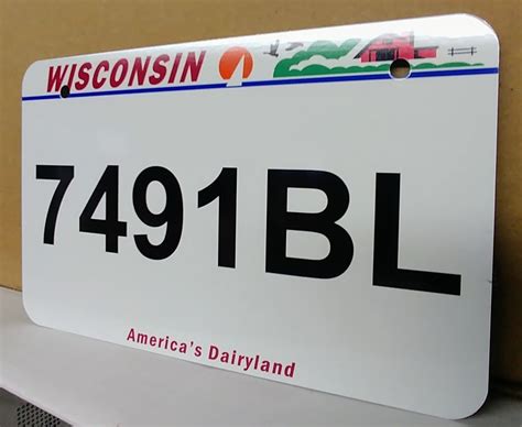 Wisconsin Atv Plate Atv License Plate Personalized Atv Etsy