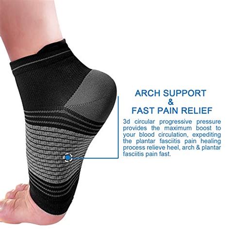 Paplus Compression Foot Sleeves For Men And Women Compression Socks For