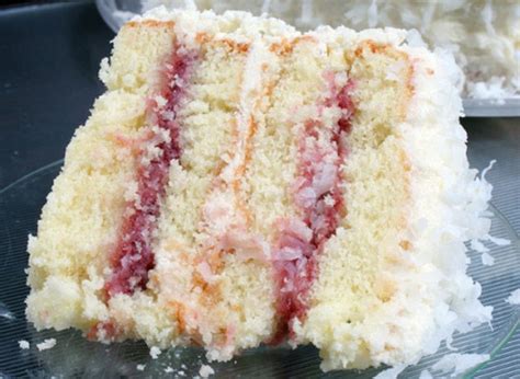 Coconut Cake With Raspberry Filling Recipe Download Etsy