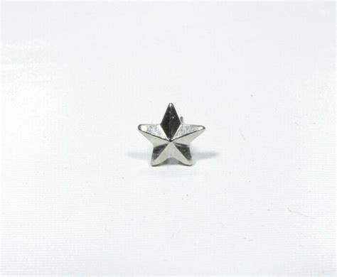 New Single Genuine Pronged 516 Silver Star Device For Military Medal