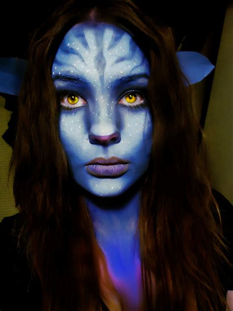 My Neytiri Makeup Holloween Makeup Halloween Costumes Makeup Avatar