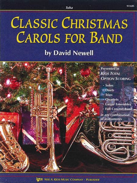 Classic Christmas Carols For Band Tuba By David Newell Program