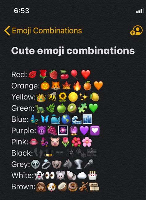 Aesthetic Emojis Combo Black