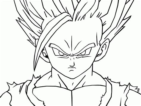 Goku Ssj2 Coloring Pages Coloring Home