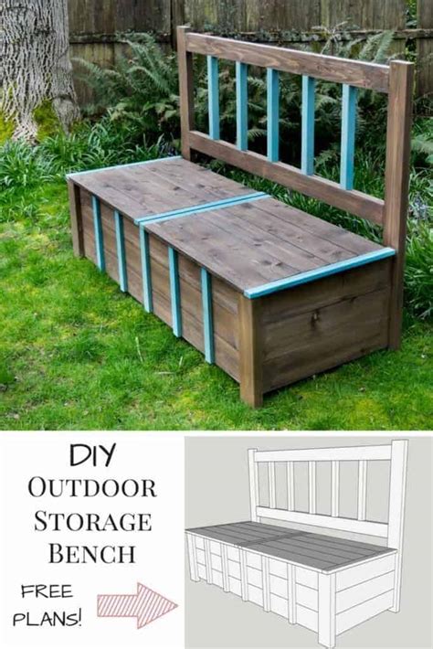 Having a diy potting bench for all your gardening needs is a brilliant set up. DIY Storage Bench {IGBuilders Challenge} - The Handyman's Daughter