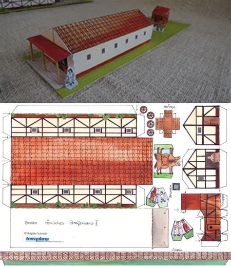 Papermau Ancient Roman Architectural Paper Models For School Works