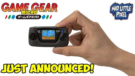 Sega Announces The Game Gear Micro A Mini Classic Handheld That Is
