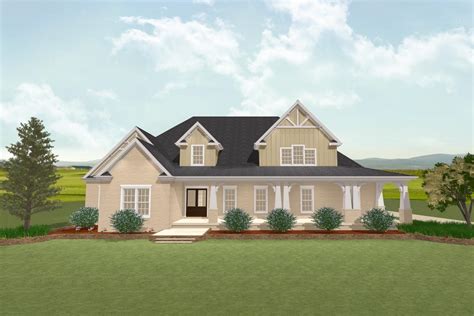 Enchanting 4 Bed Craftsman House Plan With In Law Suite And Bonus Room