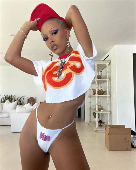 Doja Cat Showing Off Her New Clothing Line Via Instagram Featuring