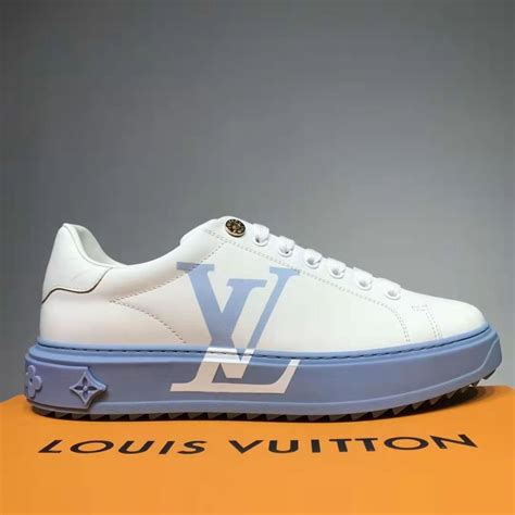 Louis Vuitton Lv Unisex Time Out Sneaker Printed Calf Leather 3 D