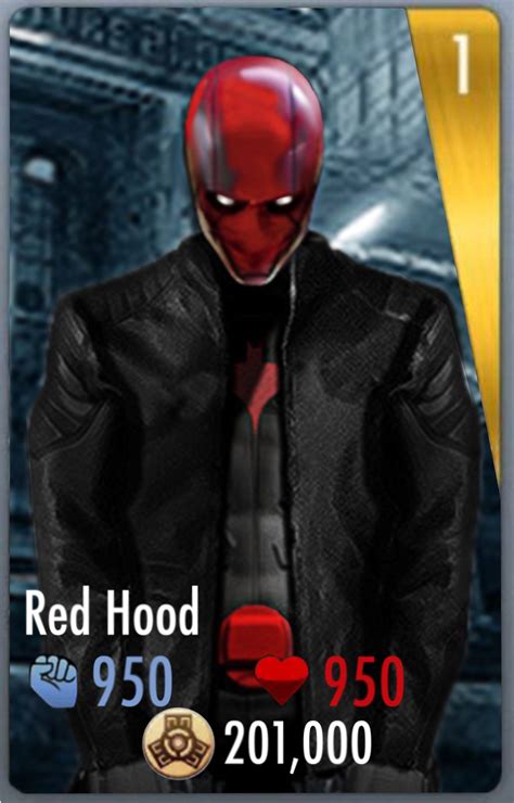 Red Hood Injustice Card Front By Edrayed On Deviantart