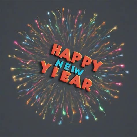 Premium Photo Celebrate A Joyful Start Wishing You A Happy New Year