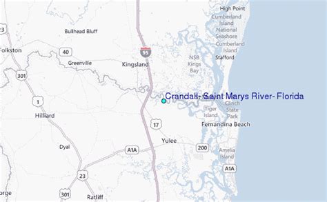 Crandall Saint Marys River Florida Tide Station Location Guide