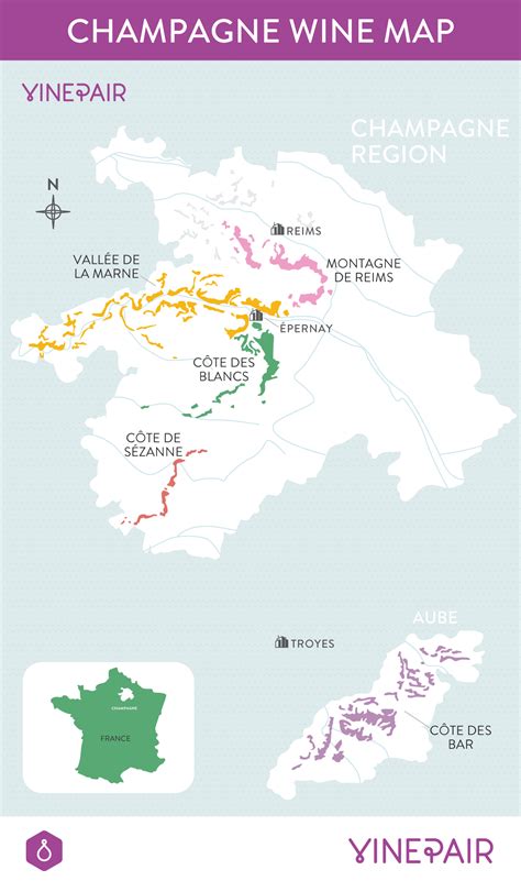 The Definitive Guide To Champagne Map Champagne And Sparkling White