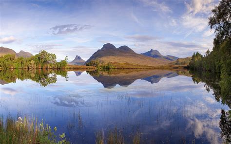 Wallpaper Scotland Nature Landscape Lake Mountains 2560x1600 Hd Picture Image