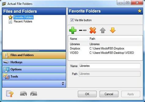 100% safe and virus free. Actual File Folders 1.5: Quick Access to Downloads Folders ...