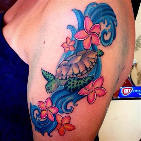 Sea Turtle Tatto Done By Our Resident Artist Aura Espinosa At Buena