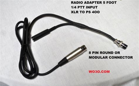 Xlr Mic Adapter For Icom Kenwood And Yaesu Radios Ebay