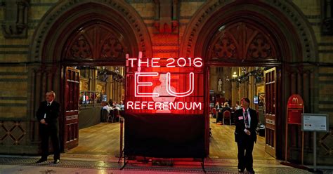 Count Underway In Historic Brexit Vote